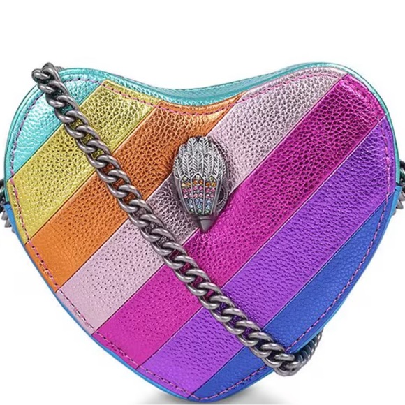KURT GEIGER LONDON Kensington Heart Shape Crossbody (NEW) - Picture 11 of 14